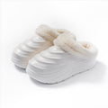 Emerging from the cocoon: 2026 winter new arrivals - plush-lined, extra-thick cotton shoes. stylish, couple-friendly, non-slip, warm cotton slippers for men, perfect for outdoor wear