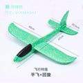 Kids' light-up hand throw airplane toy - popular foam airplane, large size, outdoor assembly, looping model, realistic flight