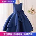European and american cross-border oem girls' dresses  new collection - little girl princess dress, children's piano recital outfit