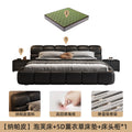 Puff bed + 5d lavender latex mattress + cabinet * 1 combination