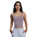 Spring/summer sexy y-back strappy bra padded yoga tank top - women's moisture-wicking, stretchy, and body-hugging yoga apparel dt038
