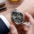 twisted watch watchmen watch steel band quartz watch wholesale one piece dropshipping cross-border