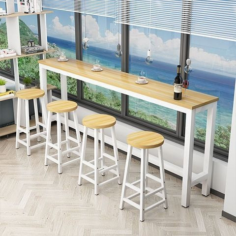 Wall-mounted home bar stool, balcony bar stool, high bar stool, bar table, rental apartment long table, commercial bar table and chairs