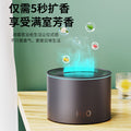 new humidifier, colorful simulated flame aroma diffuser, home hotel desktop usb air humidifier