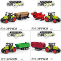 inertial simulation farmer truck tractor pastoral engineering vehicle wood transport vehicle model kids toys wholesale