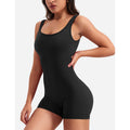 Amazon  sexy backless one-shoulder sleeveless bodysuit cropped pleated romper women's cross-border fashion