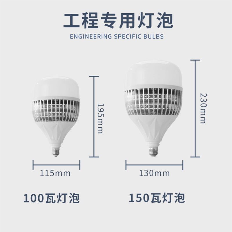 LED High Bay Lights Factory Lights Warehouse Engineering Workshop Lampshade 1500WW Energy Saving Lights Factory Lighting E27 Bulbs