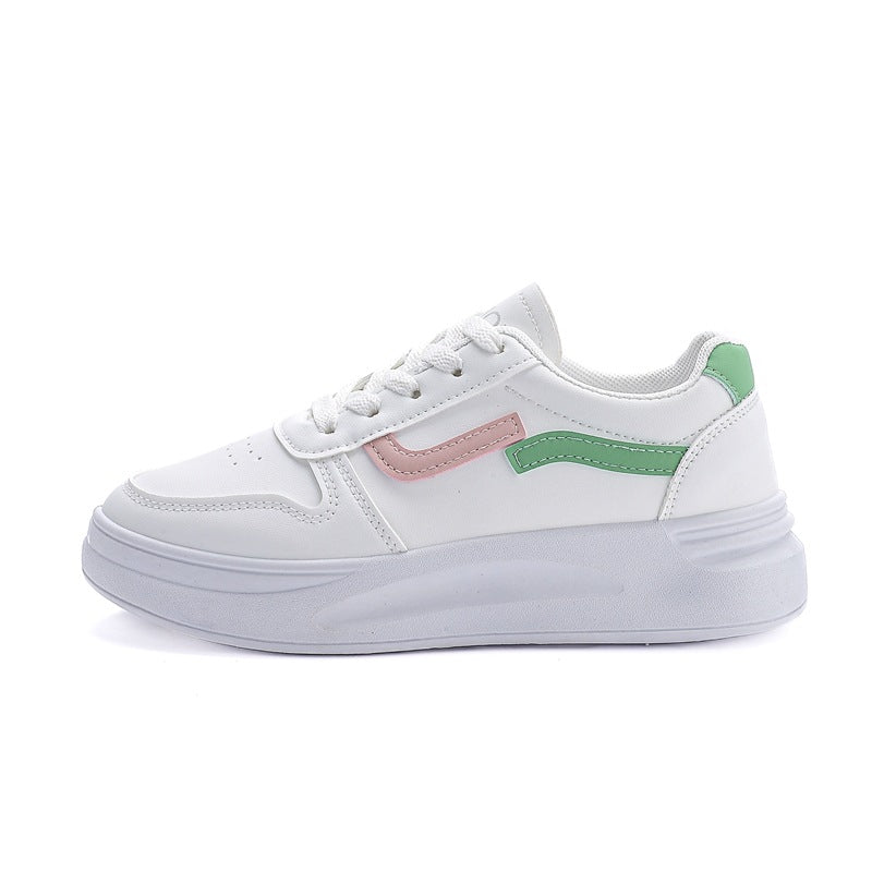 2024 spring new arrival: versatile white sneakers for women - casual athletic shoes with soft soles, spring/autumn bestseller