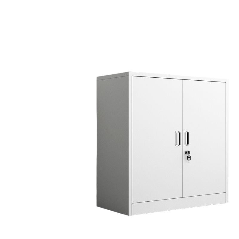 Divided lower section low cabinet steel iron cabinet office financial storage with file cabinet information cabinet for home balcony cabinet