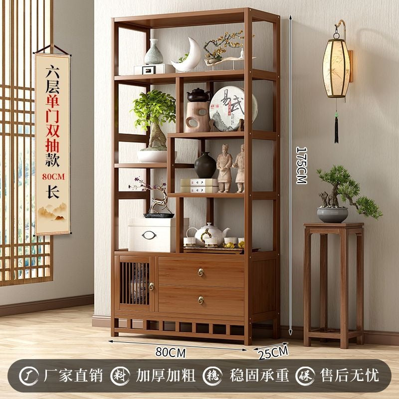 Special offer bogu rack new chinoiserie tea display cabinet tea room tea cabinet modern casual duobao pavilion ornaments storage shelf