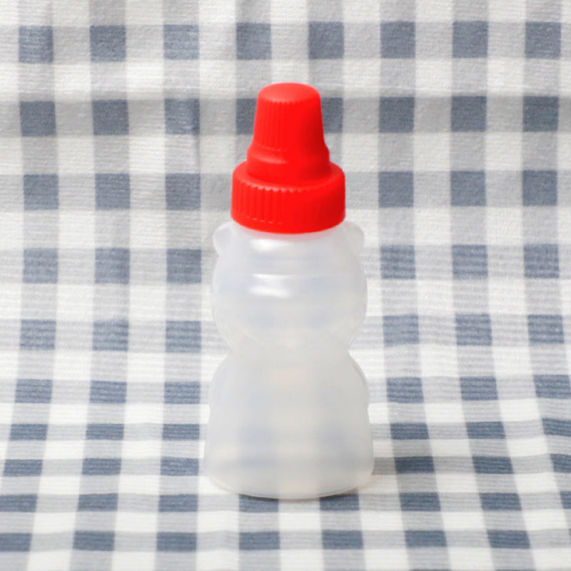 Mini sauce bottle plastic squeeze sauce bottle japanese style squeeze condiment bottle food grade portable soy sauce bottle cross-border