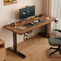 Electric adjustable height desk - study desk, computer desk, height-adjustable gaming desk, bedroom home office desk, workstation