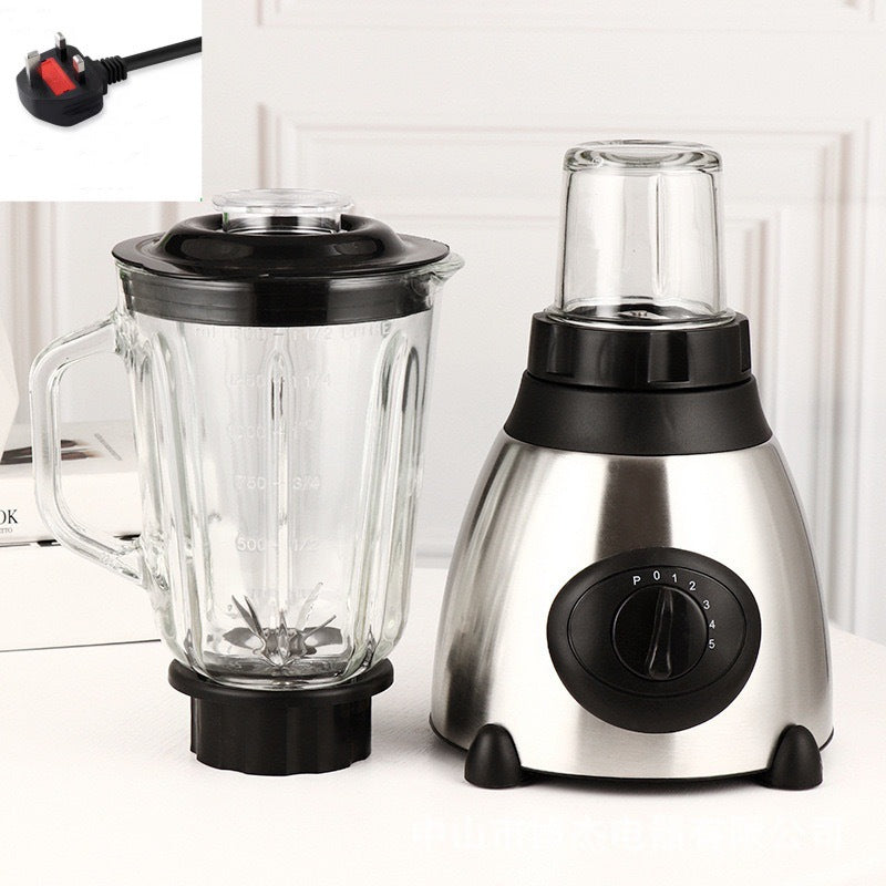 2-in-1 glass blender: high-speed blender, juicer, multifunctional food processor, and baby food grinder