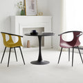 Fashion four-corner creative dining chair thickened plastic back chair milk tea shop restaurant stackable casual negotiation office chair
