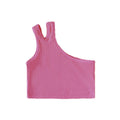 Kids' tank top - summer fashion, european & american style, casual solid color, cotton camisole for girls, trendy pink top