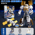 Kids' space rocket building blocks toy - educational puzzle assembly transforming robot 5-in-1 - perfect birthday gift for boys