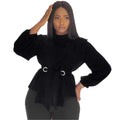 supply of african fashion pullover turtleneck long sleeves waist slimming look chiffon breathable women's clothing easiest for matchtops on sale