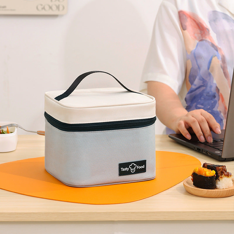 Beilian Portable Bento Bag Portable Takeaway Student Packing Wholesale Thermal Insulation Bag Aluminum Foil Thickened Lunch Box Bag