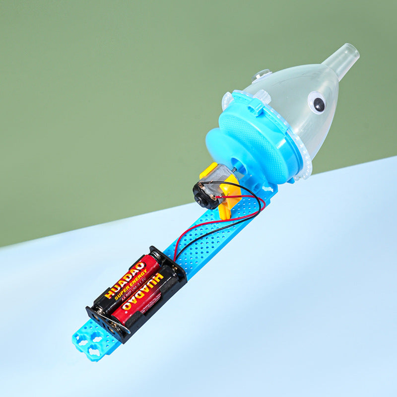 Technology small production vacuum cleaner creative homemade DIY handmade puzzle assembly model children's science experiment teaching aids