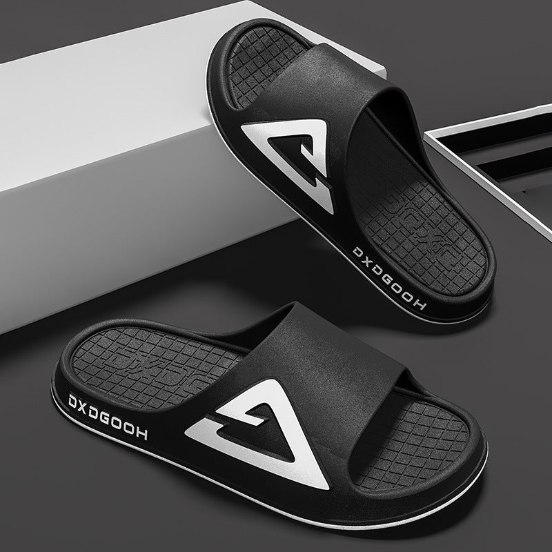2026 indoor home bathroom bathing non-slip couple slippers outwear men's slippers men's slippers new thick sole
