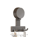 Suction cup punch-free hook bathroom strong load-bearing bathroom wall-mounted towel sticky hook kitchen row storage rack