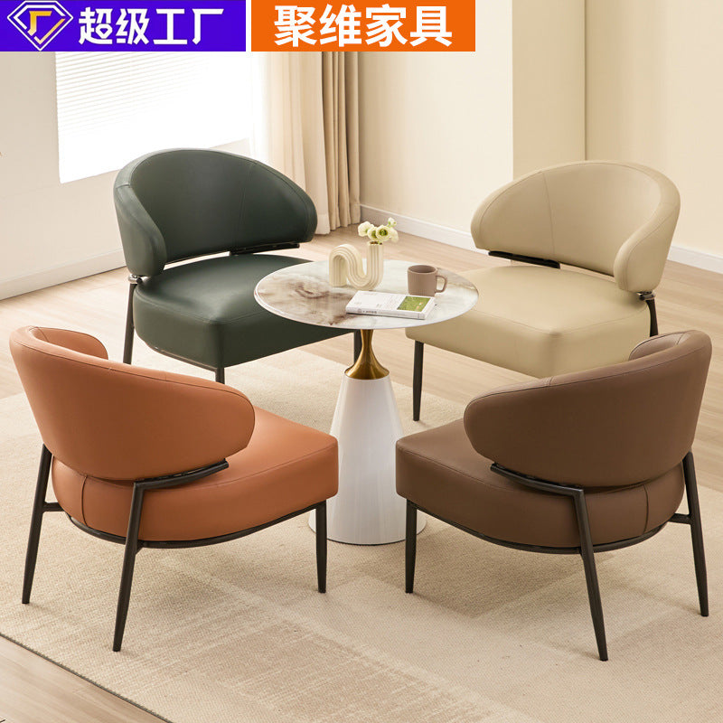 Minimalist modern light luxury sofa chair - direct from the factory: beauty salons, sales centers, wholesale & customization available. negotiation chair