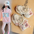 Girls' sneakers -  spring/autumn new collection - kids' shoes, girls' casual shoes, soft sole, bestselling breathable chunky sneakers