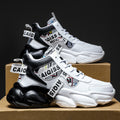 Spring men's shoes winter middle school basketball sports running shoes youth casual high-top chunky sole dad shoes trendy sneakers
