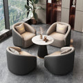 Coffee shop negotiation table and chair set, light luxury single sofa and coffee table combination, commercial beauty salon reception leisure table and chair set