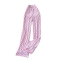 K-stylehigh waist polka dot lazy feeling strappystraight-leg pants for women  spring summer lazy styleslimming lookelegantcasual pants