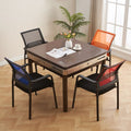 Durable, comfortable, and breathable office chairs – set of four. also suitable as stackable mahjong chairs for mahjong parlors and game rooms, or conference chairs