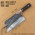 Forged kitchen knife for home kitchen knife for chopping and slicing, manufacturer in stock 20 yuan model running jianghu knife