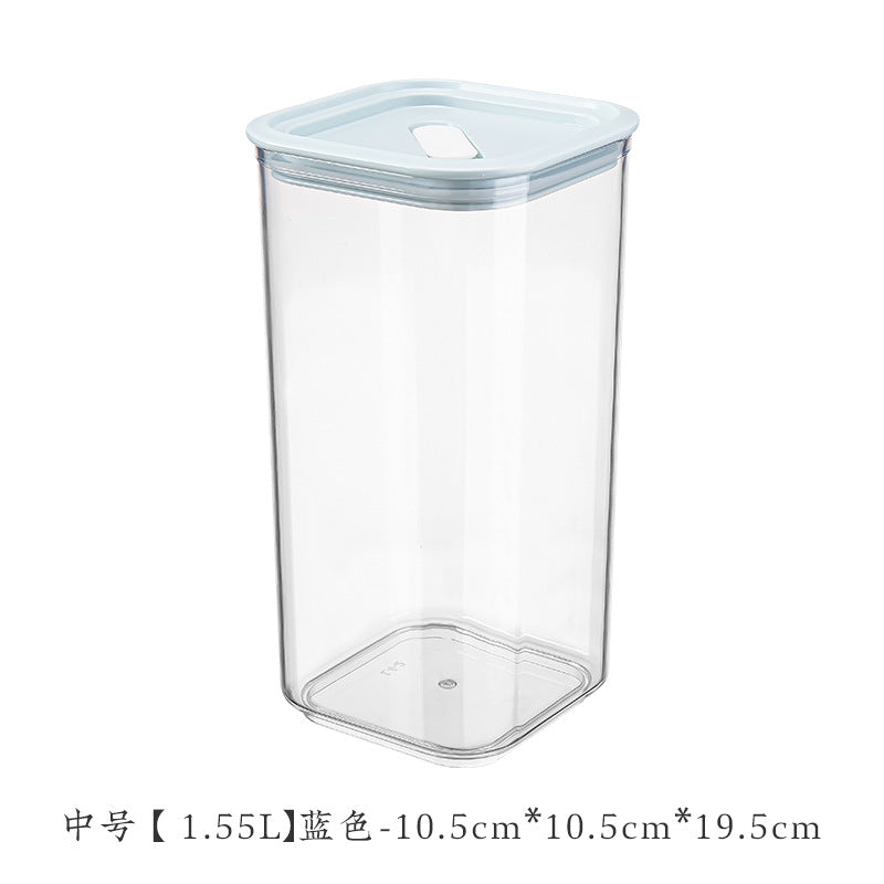Food, snacks, grains, nuts, storage, sealed box, kitchen, living room, moisture-proof and dustproof, can be stacked with large storage tanks