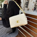 Fall and winter new small square bag for women 2025 popular rhombus chain handbag high-end shoulder crossbody bag trendy handbag