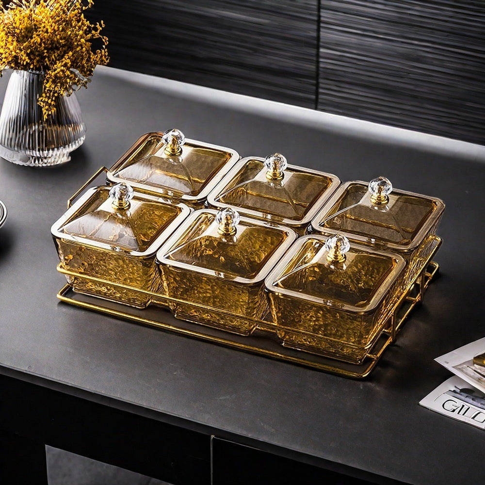 Nordic light luxury plastic beauty salon fruit snack plate snack tea snack sugar ktv dried fruit plate high appearance storage