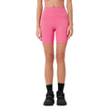 High-waisted tummy control yoga shorts with side pockets - seamless, nude feel, shaping, no t-line, workout fitness shorts d25035