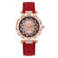 Wholesale watches from the manufacturer, women's watches, diamond-encrusted women's watches, casual frosted leather strap quartz watches, women's watches⌚kids