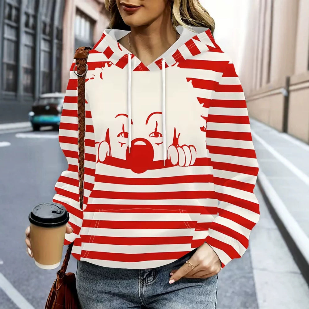 hot-selling women's hoodies, new casual loose long-sleeved hooded sweatshirts, dropshipping available