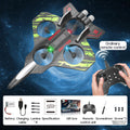 model aircraft remote control aircraft stunt fixed height and fall-resistant foam gravity glider colorful light four-axis drone