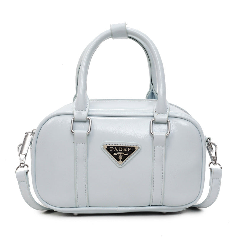 Retro handbag bag women's fashion new versatile bowling pillow bag  explosion shoulder messenger bag women's bag