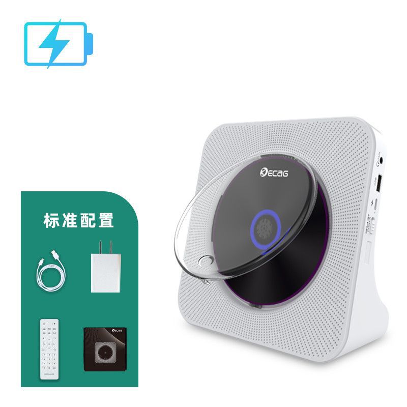 Portable cd player rechargeable ins gift english bluetooth music disc album cd player