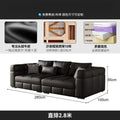 Italian light luxury blazer sofa modern classy house living room large and small apartment genuine leather sofa straight row combination