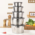 Five-piece set (12+14+16+18+20cm) in cowhide box