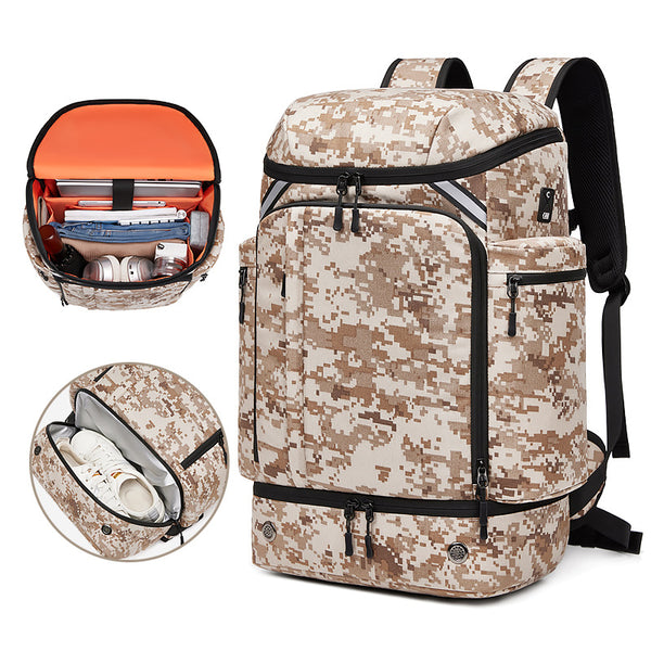 Travel Backpack Men's Large Capacity Outdoor Hiking Backpack Men's Computer Bag Short Trip Backpack