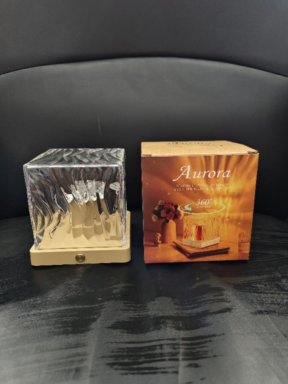 Ready-to-ship cross-border amazon dynamic ripple light aurora lamp led northern lights ambient light