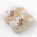 Eva kids' clogs - summer girls' indoor anti-slip leopard print kt cat slippers - toddler & big kids' beach sandals