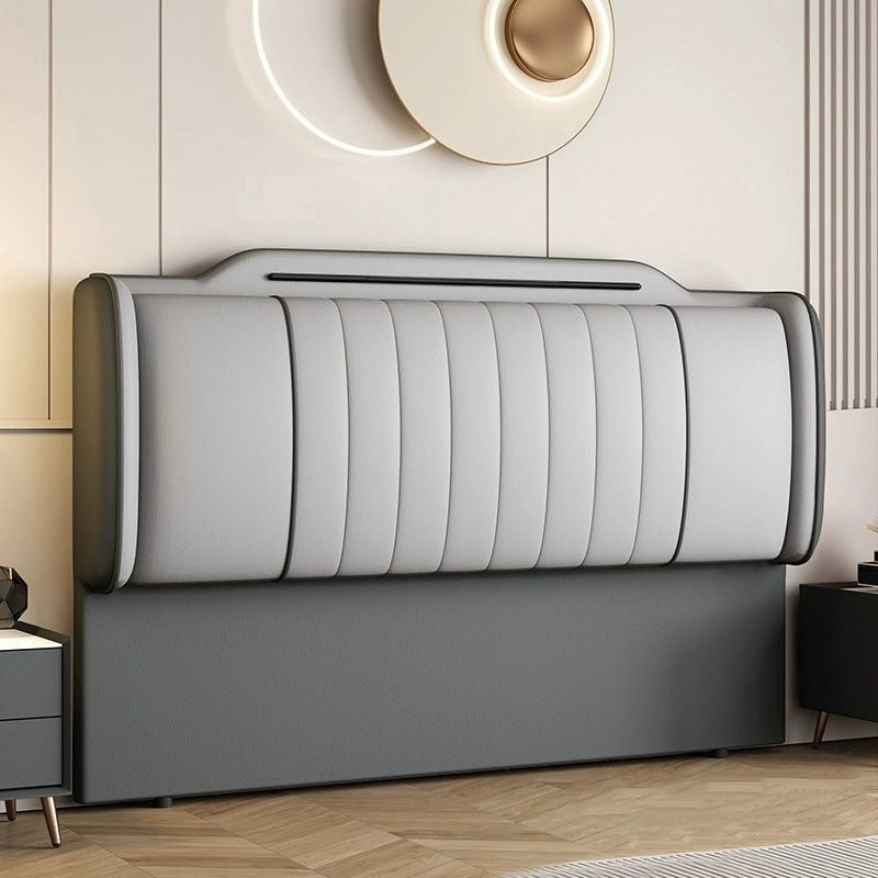 new arrival bedside soft bag modern simple solid wood light luxury technology backrest floor-standing ultra-thin spot thickened soft backrest