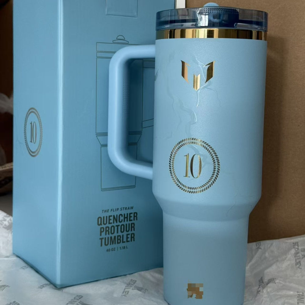 stanley 40oz ice cup 304 stainless steel vacuum insulated cup outdoor portable handle car cup
