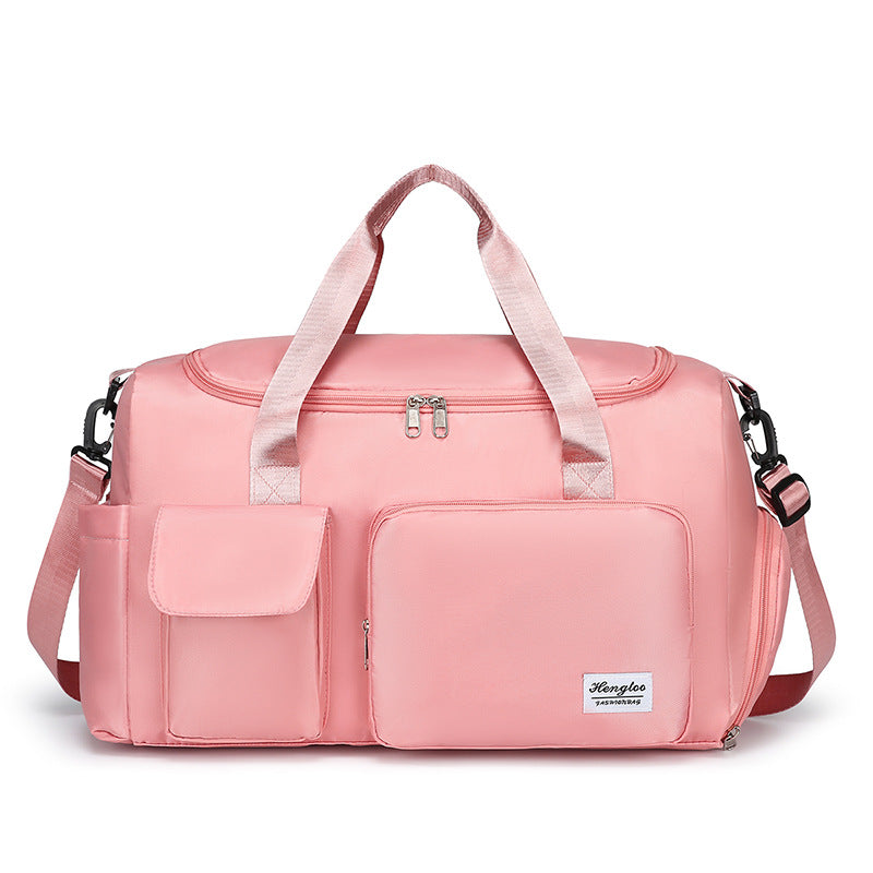 Portable travel bag Large capacity wet and dry separation Luggage storage bag Maternity bag with shoe compartment Sports fitness bag