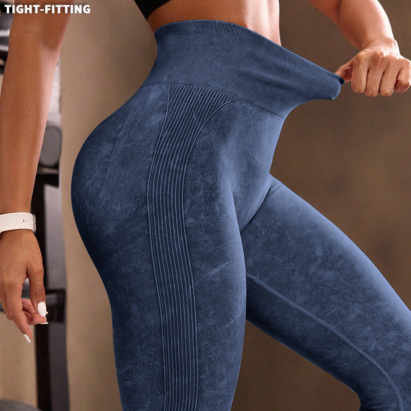 new women's matte yoga pants - high-waisted, tummy-control, peach-lift leggings for workout and yoga